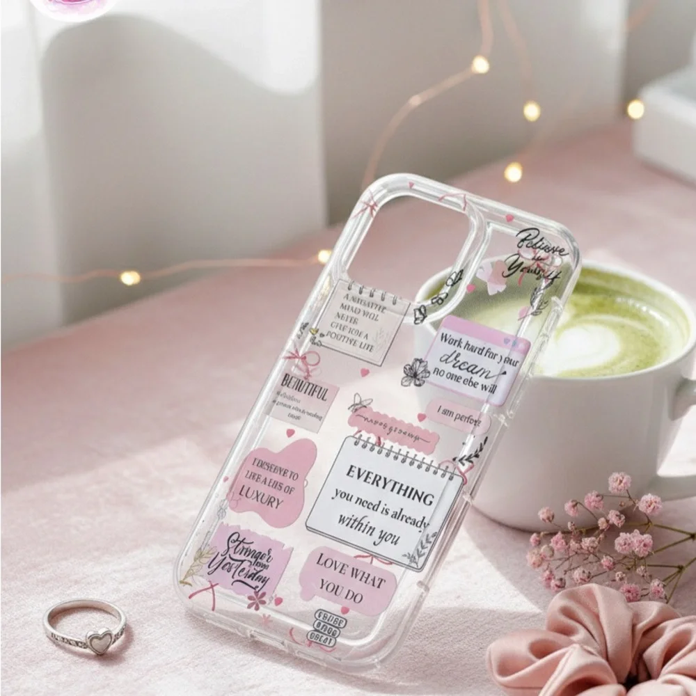 Pink Motivational Phone Case